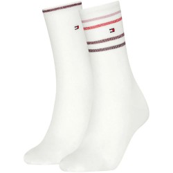 Чорапи Tommy hilfiger Lurex Stripe socks 2 pairs - White (Off White) чорапи,мъжки,чорапи,дамски,чорапи,tommy,hilfiger,lurex,stripe,socks,2,pairs,white,(off,white)