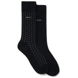 чорапи,мъжки,чорапи,дамски,чорапи,boss,50564502,long,socks,2,pairs,black,(black)