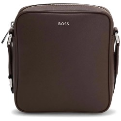 BOSS Northon 10280116 crossbody - Brown (Dark Brown) всички,чанти,boss,northon,10280116,crossbody,brown,(dark,brown)