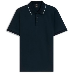 BOSS Phillipson 10277803 short sleeve polo - Blue (Dark Blue) дамски,блузи,с,яка,мъжки,блузи,с,яка,boss,phillipson,10277803,short,sleeve,polo,blue,(dark,blue)