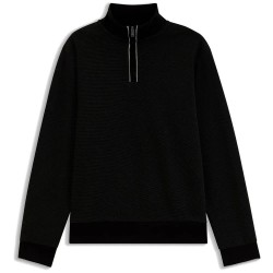 блуза,мъжки,пуловери,boss,sidney,80,10281523,half,zip,sweatshirt,black,(black)