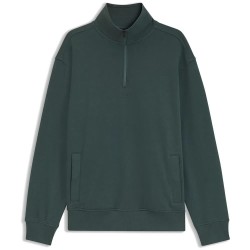 Блуза BOSS Smallzi 10244192 ORANGE half zip sweatshirt - Green (Open Green) блуза,мъжки,пуловери,boss,smallzi,10244192,orange,half,zip,sweatshirt,green,(open,green)