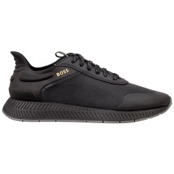 Маратонки BOSS Titanium 10283673 trainers - Black (Black) маратонки,мъжки,маратонки,дамски,маратонки,boss,titanium,10283673,trainers,black,(black)