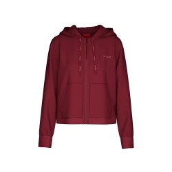 блуза,дамски,блузи,hugo,10262204,red,full,zip,sweatshirt,red,(open,red)