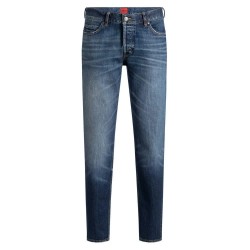 Дънки HUGO 634 10278580 05 RED jeans - Blue (Navy) дънки,мъжки,панталони,дамски,панталони,hugo,634,10278580,05,red,jeans,blue,(navy)