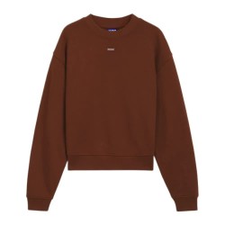 Блуза HUGO Delessa 1 10249110 BLUE sweatshirt - Brown (Brown Overflow) блуза,дамски,блузи,hugo,delessa,1,10249110,blue,sweatshirt,brown,(brown,overflow)