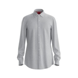 Риза с дълъг ръкав HUGO Kenno 10280884 RED long sleeve shirt - Grey (Black) риза,с,дълъг,ръкав,дамски,ризи,мъжки,ризи,hugo,kenno,10280884,red,long,sleeve,shirt,grey,(black)