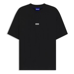 тениска,мъжки,тениски,дамски,тениски,hugo,nalono,10250555,blue,short,sleeve,t,shirt,black,(light,pastel,grey)