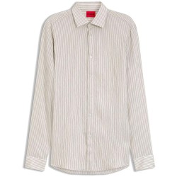 Риза с дълъг ръкав HUGO Valerio 10281099 RED long sleeve shirt - White (Black) риза,с,дълъг,ръкав,дамски,ризи,мъжки,ризи,hugo,valerio,10281099,red,long,sleeve,shirt,white,(black)