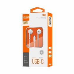 Слушалки Idusd H15B earphones - White (Black) слушалки,слушалки,idusd,h15b,earphones,white,(black)