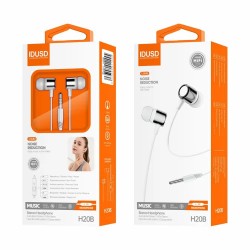 слушалки,слушалки,idusd,h20b,earphones,white,(black)