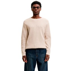 Блуза Jack & jones Blumason sweater - Beige (Silver Lining) блуза,мъжки,пуловери,дамски,пуловери,jack,&,jones,blumason,sweater,beige,(silver,lining)