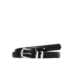 Колан Jack & jones Celeste Leather JJXX belt - Black (Black / Detail Silver) колан,колани,jack,&,jones,celeste,leather,jjxx,belt,black,(black,detail,silver)