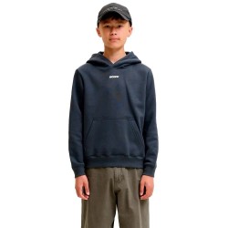 Суичър Jack & jones Club Back Script hoodie - Blue (Outer Space) суичър,детски,блузи,jack,&,jones,club,back,script,hoodie,blue,(outer,space)