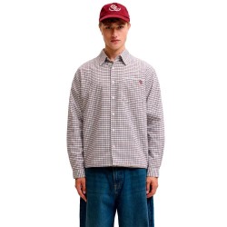 карирана,риза,дамски,ризи,мъжки,ризи,jack,&,jones,frederiksberg,oxford,long,sleeve,shirt,purple,(chocolate,truffle,checks)