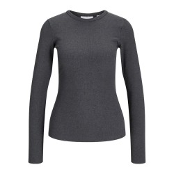 Тениска Jack & jones Freya Straight Fit JJXX long sleeve T-shirt - Grey (Dark Grey Melange) тениска,мъжки,тениски,дамски,тениски,jack,&,jones,freya,straight,fit,jjxx,long,sleeve,t,shirt,grey,(dark,grey,melange)
