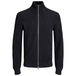 Блуза Jack & jones Perfect Plus Size full zip sweater - Black (Black) блуза,мъжки,пуловери,дамски,пуловери,jack,&,jones,perfect,plus,size,full,zip,sweater,black,(black)