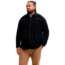 Jack & jones Regent Cord Plus Size overshirt - Black (Black) мъжки,якета,дамски,якета,и,палта,jack,&,jones,regent,cord,plus,size,overshirt,black,(black)