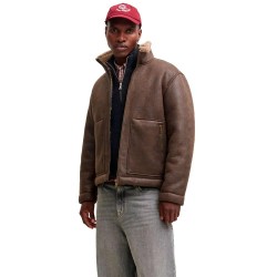 Яке Jack & jones Salamanco Flight jacket - Brown (Chocolate Brown) яке,мъжки,якета,дамски,якета,и,палта,jack,&,jones,salamanco,flight,jacket,brown,(chocolate,brown)