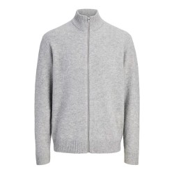 Блуза Jack & jones Soho Ollie Plus Size full zip sweater - Grey (Light Grey Melange) блуза,мъжки,пуловери,дамски,пуловери,jack,&,jones,soho,ollie,plus,size,full,zip,sweater,grey,(light,grey,melange)