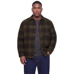 Карирана риза Jack & jones Soho Ollie Plus Size overshirt - Green (Olive Night / Checks) карирана,риза,мъжки,якета,дамски,якета,и,палта,jack,&,jones,soho,ollie,plus,size,overshirt,green,(olive,night,checks)