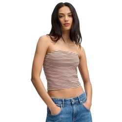 потник,дамски,топове,superdry,athletics,essentials,stripe,jersey,sleeveless,top,brown,pink,(chestnut,brown,pink,stripe)