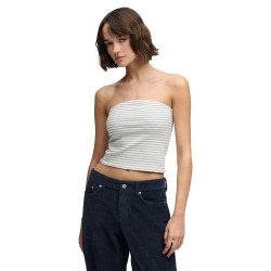 потник,дамски,топове,superdry,athletics,essentials,stripe,jersey,sleeveless,top,white,(grey,marl,stripe)