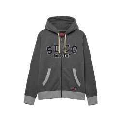 Блуза Superdry M2014660A full zip sweatshirt - Grey (Anchor Grey Heather Marl) блуза,мъжки,пуловери,superdry,m2014660a,full,zip,sweatshirt,grey,(anchor,grey,heather,marl)