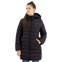 Яке Pepe jeans Maddie Long puffer jacket refurbished - Black (Black) яке,мъжки,якета,дамски,якета,и,палта,pepe,jeans,maddie,long,puffer,jacket,refurbished,black,(black)