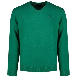 Блуза Hackett HM7000288 v neck sweater - Green (Foliage Green) блуза,мъжки,пуловери,дамски,пуловери,hackett,hm7000288,v,neck,sweater,green,(foliage,green)