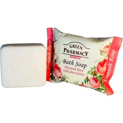 Green pharmacy Damask Rose With Shea Butter 100g bar of soap - Beige хигиена,тяло,green,pharmacy,damask,rose,with,shea,butter,100g,bar,of,soap,beige