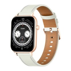 Colmi C28 smartwatch - Brown (Gold / White) часовници,colmi,c28,smartwatch,brown,(gold,white)