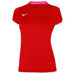 Тениска Mizuno Short sleeve T-shirt - Red (Red) тениска,мъжки,тениски,дамски,тениски,mizuno,short,sleeve,t,shirt,red,(red)