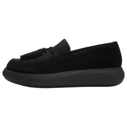 Fitflop IQ Comff Tassel Suede loafers - Black (All Black) мъжки,обувки,дамски,обувки,fitflop,iq,comff,tassel,suede,loafers,black,(all,black)