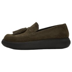 Fitflop IQ Comff Tassel Suede loafers - Green (Deep Olive) мъжки,обувки,дамски,обувки,fitflop,iq,comff,tassel,suede,loafers,green,(deep,olive)