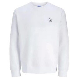 Блуза Jack & jones Denimdog sweatshirt - White (Bright White) блуза,мъжки,пуловери,jack,&,jones,denimdog,sweatshirt,white,(bright,white)