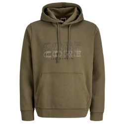 Суичър Jack & jones Fusion Branding hoodie - Green (Grape Leaf) суичър,мъжки,пуловери,jack,&,jones,fusion,branding,hoodie,green,(grape,leaf)