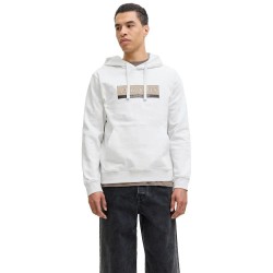 Суичър Jack & jones Inwood Block Branding hoodie - White (Bright White) суичър,мъжки,пуловери,jack,&,jones,inwood,block,branding,hoodie,white,(bright,white)