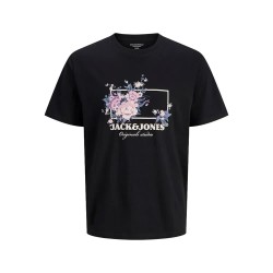 Тениска Jack & jones Juka short sleeve T-shirt - Black (Black) тениска,мъжки,тениски,дамски,тениски,jack,&,jones,juka,short,sleeve,t,shirt,black,(black)