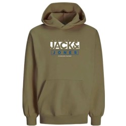 Суичър Jack & jones Seven hoodie - Green (Olive Night) суичър,мъжки,пуловери,jack,&,jones,seven,hoodie,green,(olive,night)