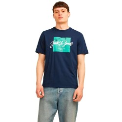 Тениска Jack & jones Tiley short sleeve T-shirt - Blue (Navy Blazer) тениска,мъжки,тениски,дамски,тениски,jack,&,jones,tiley,short,sleeve,t,shirt,blue,(navy,blazer)