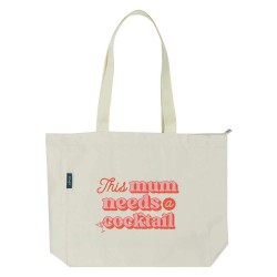 чанта,всички,чанти,mr,wonderful,this,mum,needs,a,cocktail,tote,bag,beige,(pink)