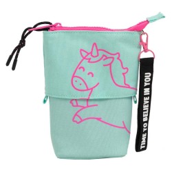 Mr wonderful Time to Believe in You pencil case - Green (Mint) ученически,принадлежности,mr,wonderful,time,to,believe,in,you,pencil,case,green,(mint)