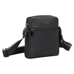 BOSS Zeph NS Zip 10283500 crossbody - Black (Black) всички,чанти,boss,zeph,ns,zip,10283500,crossbody,black,(black)
