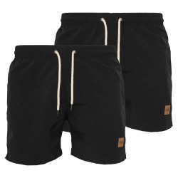 Бански гащета Urban classics TB1026A swimming shorts 2 units - Black (Black / Black / Black / Black) бански,гащета,мъжки,бански,костюми,urban,classics,tb1026a,swimming,shorts,2,units,black,(black,black,black,black)