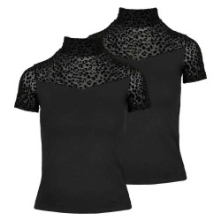 Тениска Urban classics TB3752A short sleeve T-shirt 2 units - Black (Black / Black) тениска,мъжки,тениски,дамски,тениски,urban,classics,tb3752a,short,sleeve,t,shirt,2,units,black,(black,black)