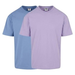 тениска,мъжки,тениски,дамски,тениски,urban,classics,tb8012a,short,sleeve,t,shirt,2,units,blue,purple,(powder,blue,lilac)