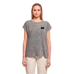 Тениска Urban classics TB8987 short sleeve T-shirt - Grey (Grey Black) тениска,мъжки,тениски,дамски,тениски,urban,classics,tb8987,short,sleeve,t,shirt,grey,(grey,black)