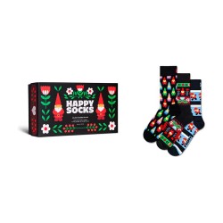 чорапи,мъжки,чорапи,дамски,чорапи,happy,socks,holiday,gnoms,gift,set,socks,3,pairs,black,(multicolor)