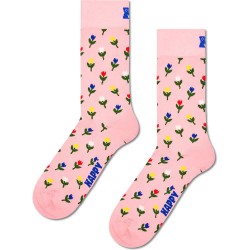 чорапи,мъжки,чорапи,дамски,чорапи,happy,socks,mini,tulip,crew,socks,pink,(light,pink,multi)